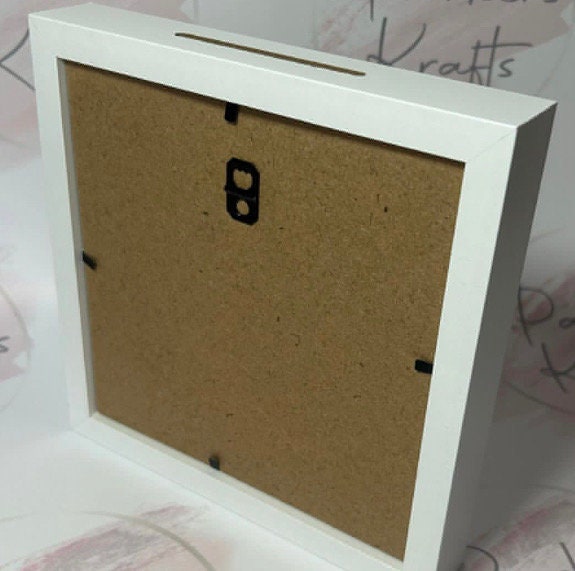 Personalised Money Box Frame, Money Box, Christening Gift