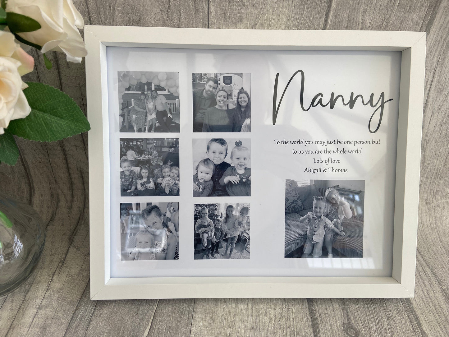 Personalised Grandad Frame, Grandparents Gift, Family print, Fathers Day gift.