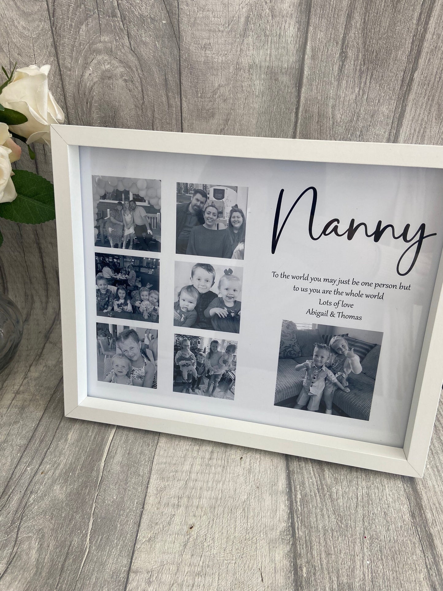 Personalised Frame for Fiancée, Girlfriend, Wife, Partner, Gift for Husband, Boyfriend, Valantine's Gift, Birthday Gift