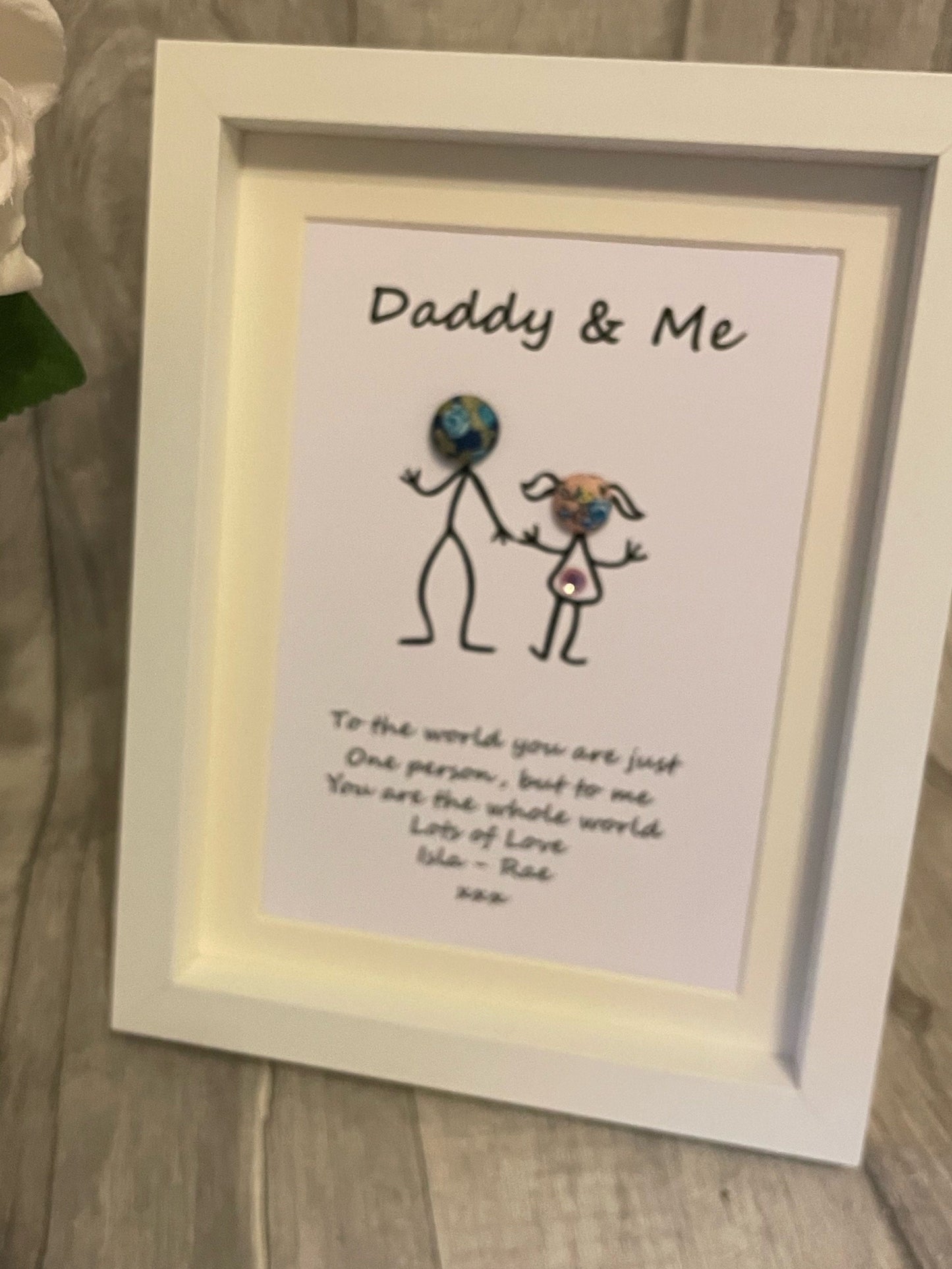 Dad gift, Daddy frame, Gift for dad, Gift for Grandad, gift for stepdad,Fathers Day