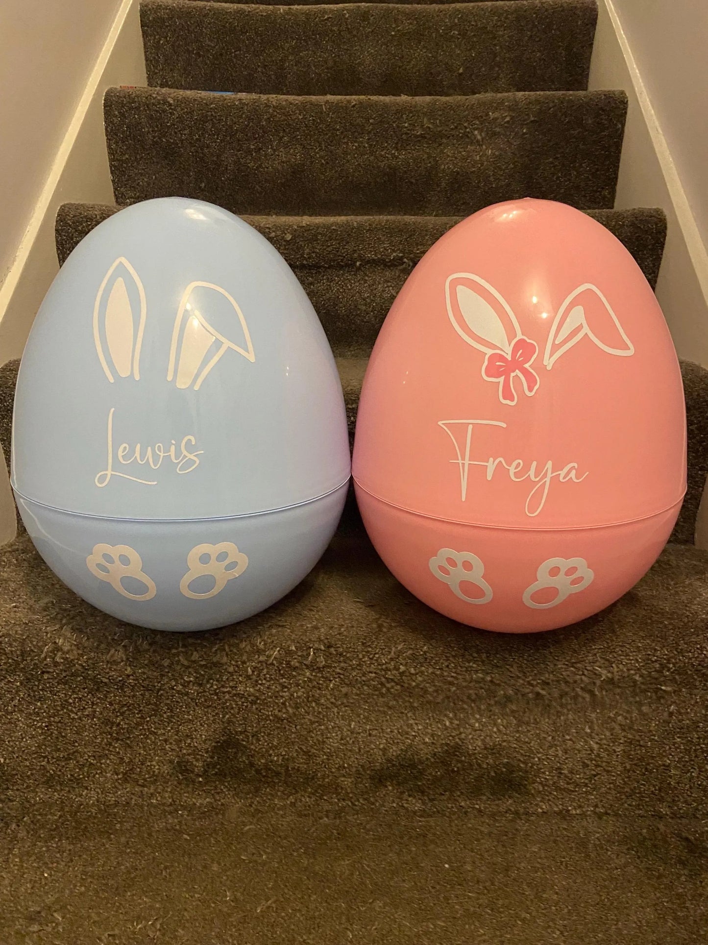 Personalised fillable plastic Easter eggs | Easter gift for children |