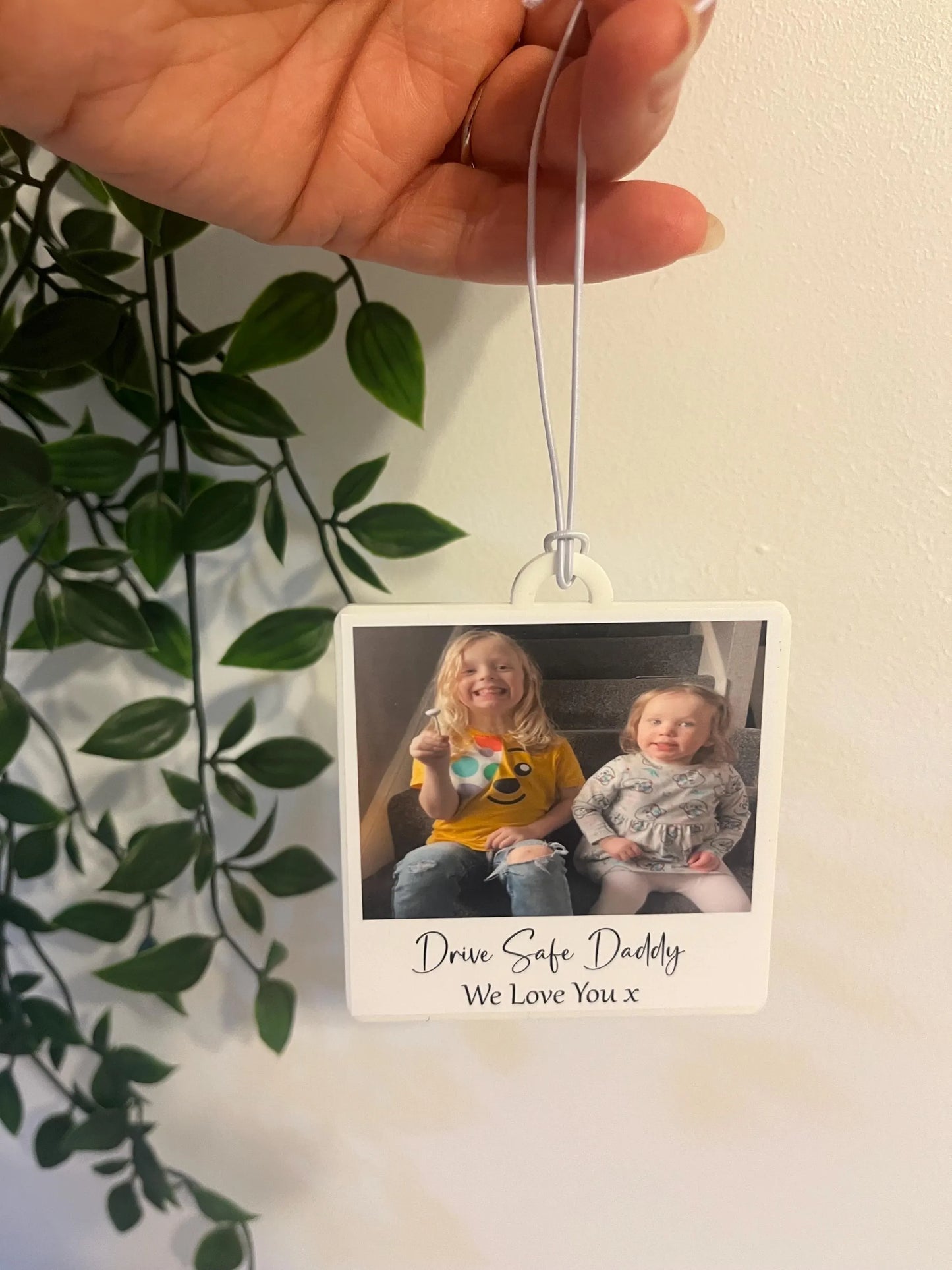 Personalised Photo Car Ornament, Hanging Car Polaroid,  Driving Test Pass Gift Idea, First Car Charm, Gift,Mother’s day, Father’s Day (Copy)