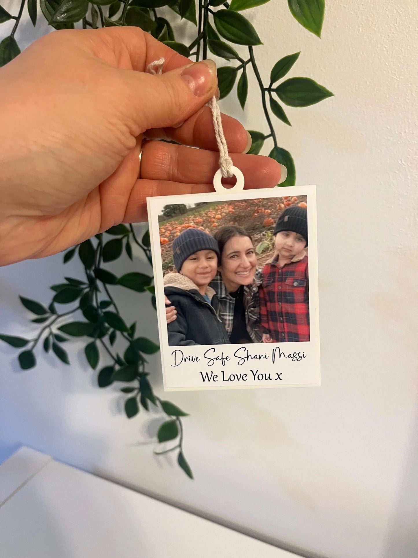 Personalised Photo Car Ornament, Hanging Car Polaroid,  Driving Test Pass Gift Idea, First Car Charm, Gift,Mother’s day, Father’s Day (Copy)