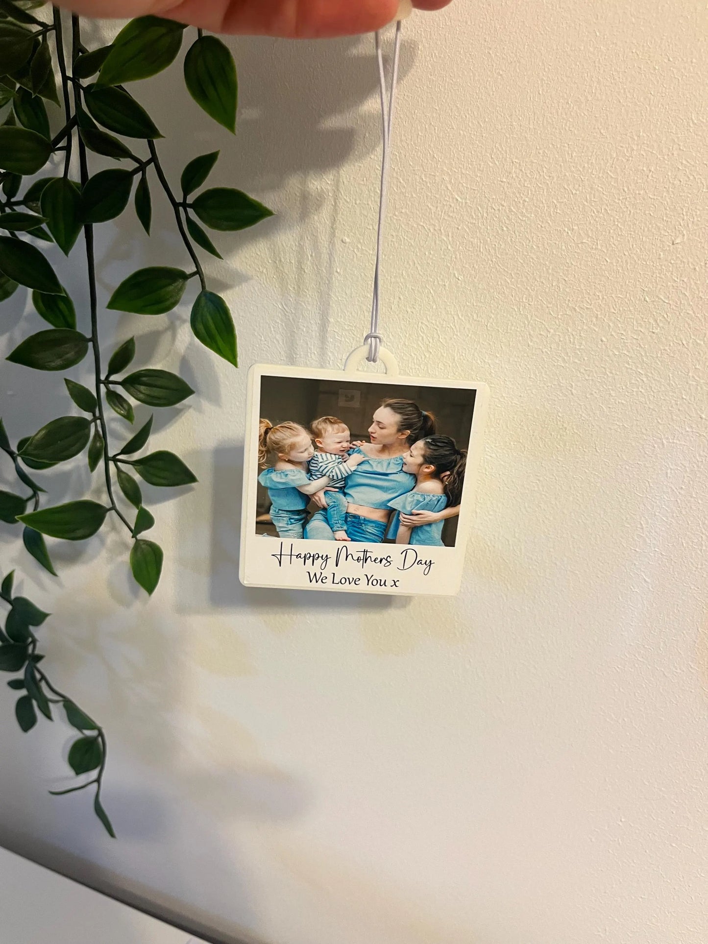 Personalised Photo Car Ornament, Hanging Car Polaroid,  Driving Test Pass Gift Idea, First Car Charm, Gift,Mother’s day, Father’s Day (Copy)