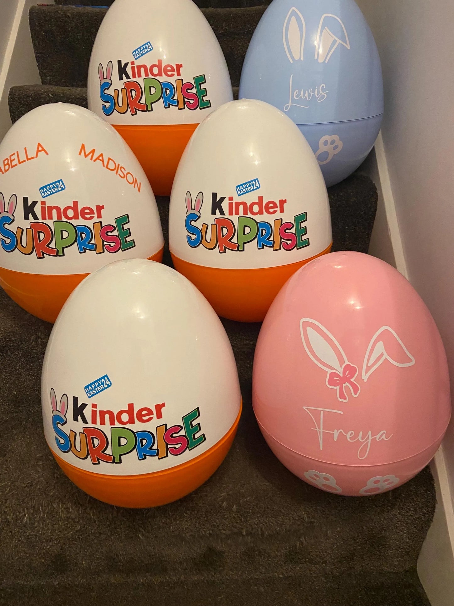 Personalised fillable plastic Easter eggs | Easter gift for children |