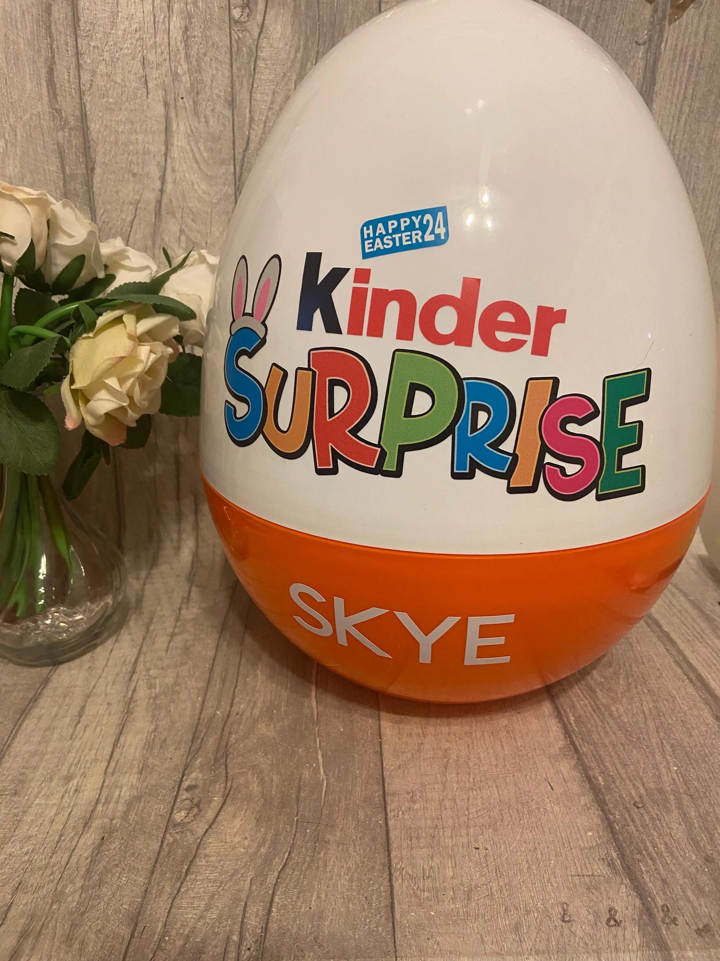 Personalised fillable plastic Easter eggs | Easter gift for children |
