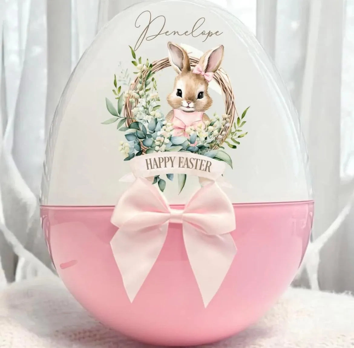 Personalised fillable plastic Easter eggs | Easter gift for children |