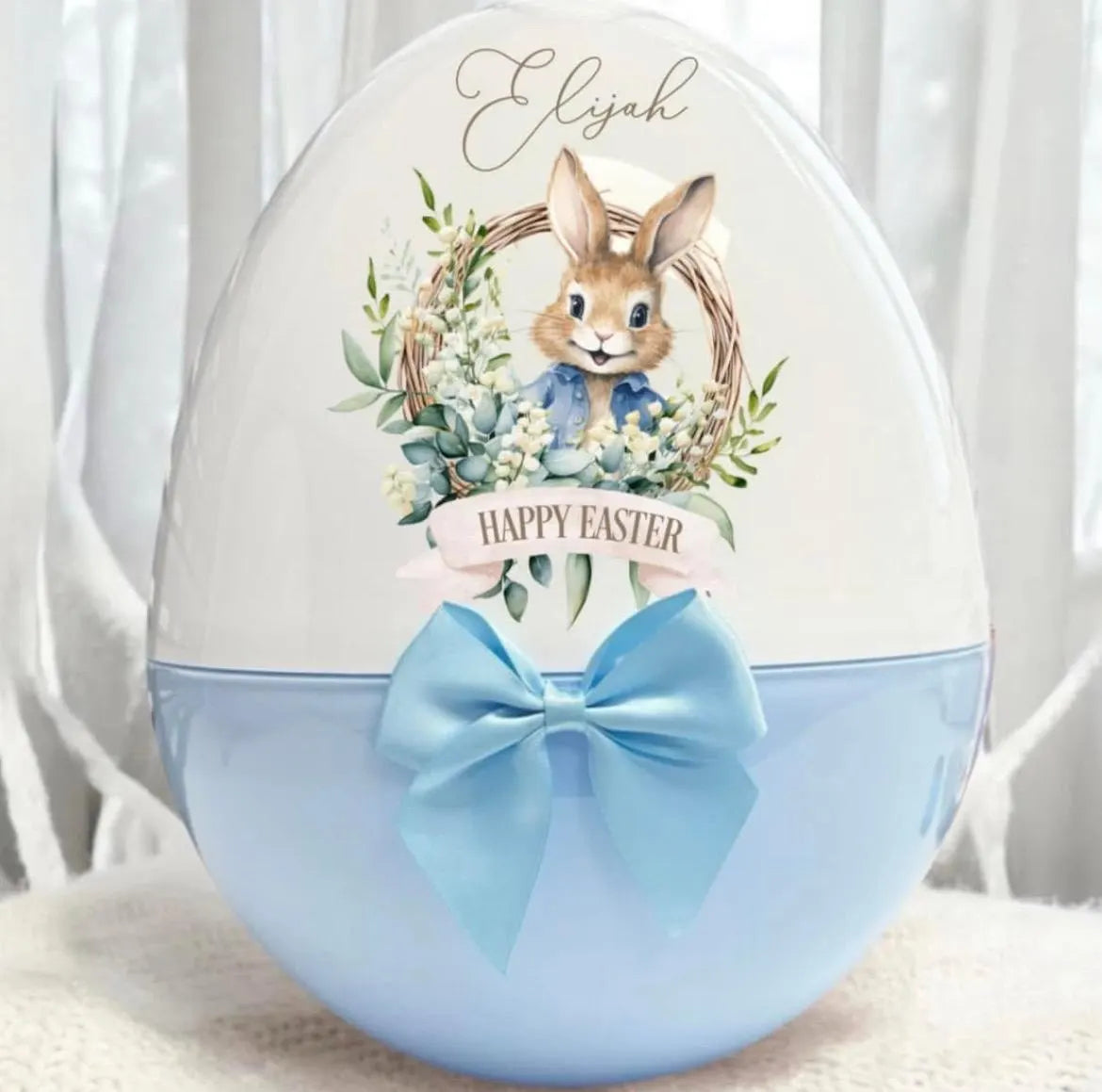Personalised fillable plastic Easter eggs | Easter gift for children |