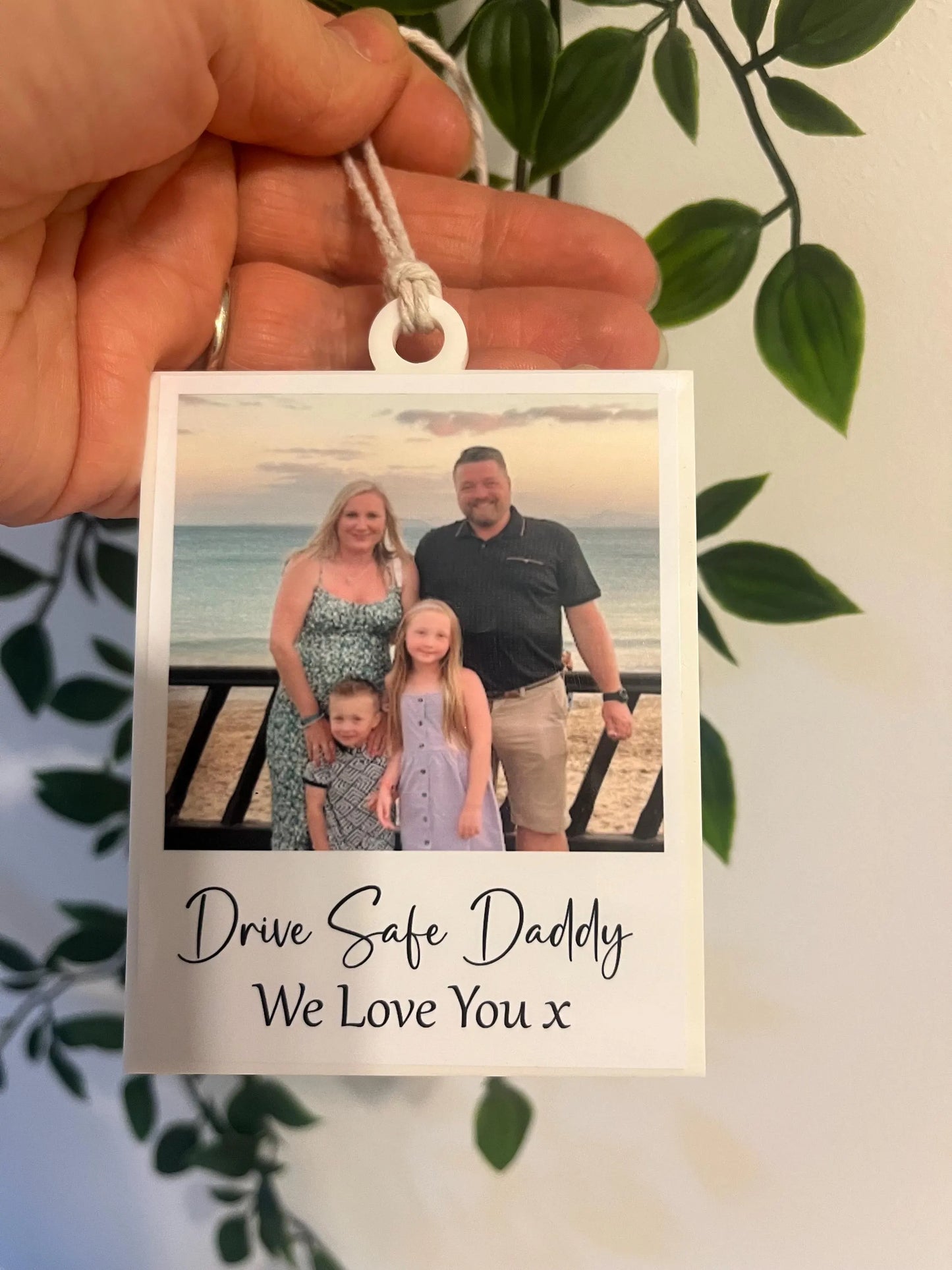Personalised Photo Car Ornament, Hanging Car Polaroid,  Driving Test Pass Gift Idea, First Car Charm, Gift,Mother’s day, Father’s Day (Copy)