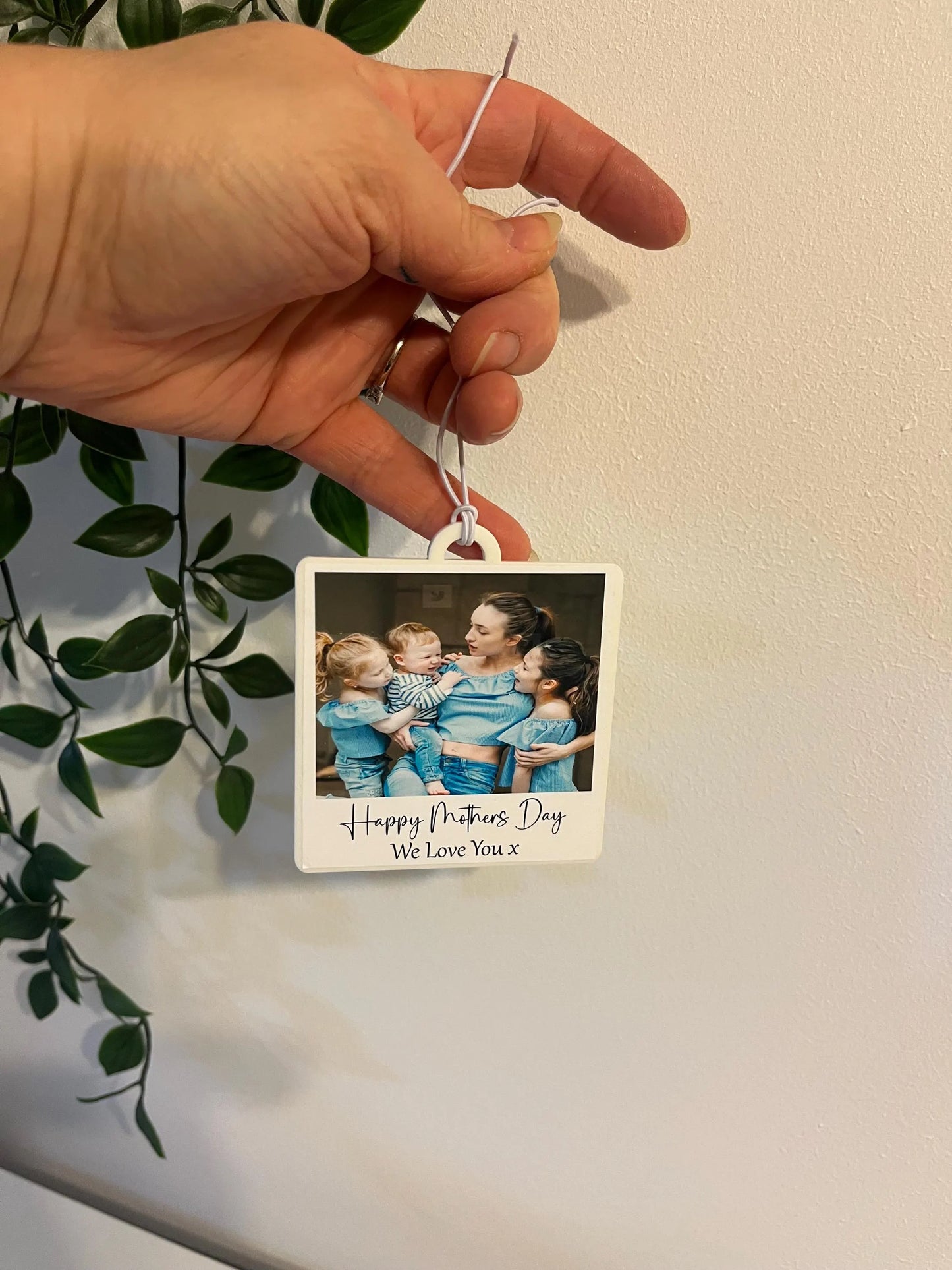 Personalised Photo Car Ornament, Hanging Car Polaroid,  Driving Test Pass Gift Idea, First Car Charm, Gift,Mother’s day, Father’s Day (Copy)