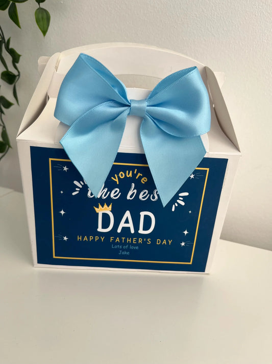 Personalised party box, Fathers Day Treat Box, Gift hamper, Gift Box