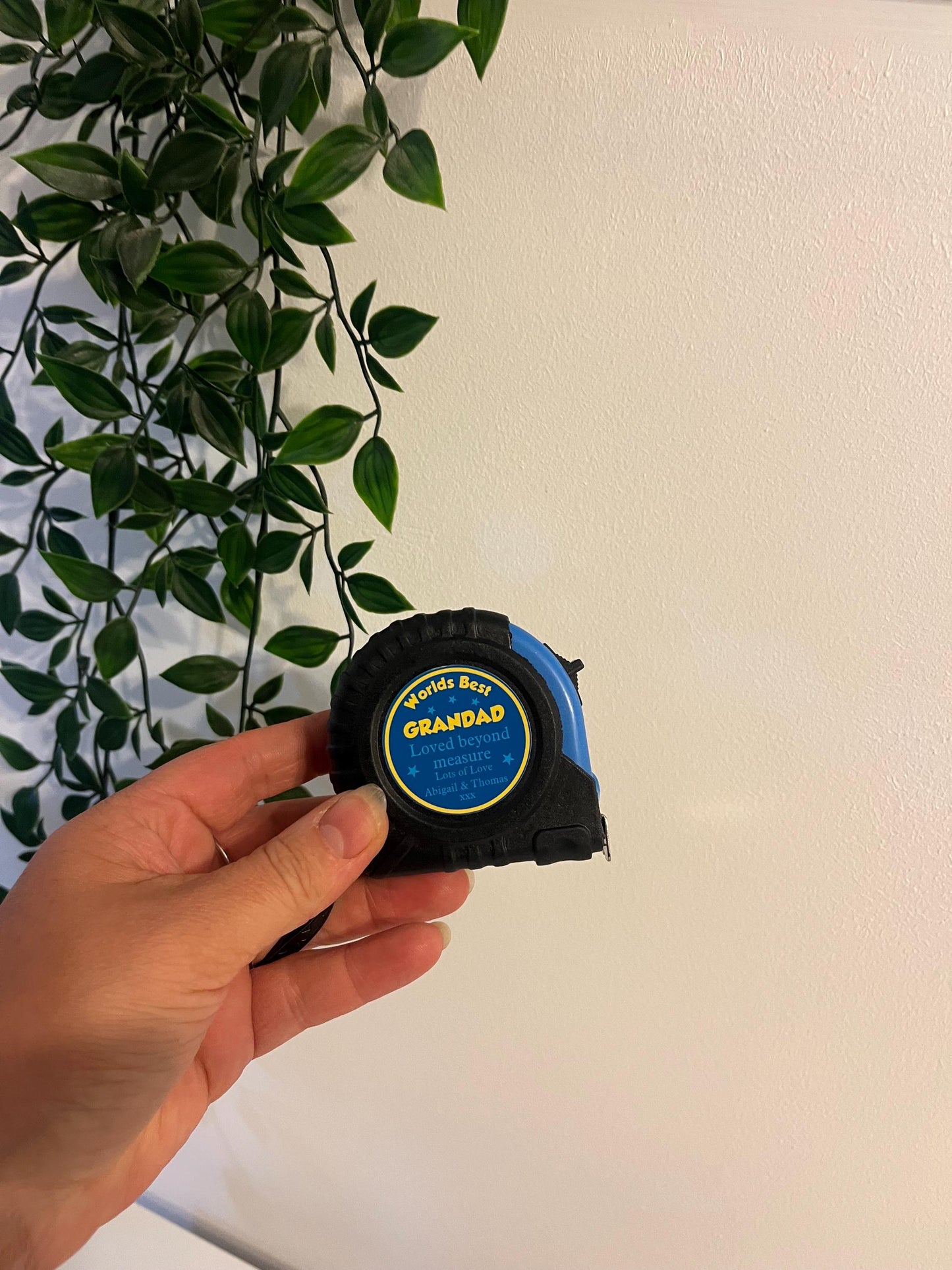 Personalised tape measure, Fathers Day Gift, Gift for dad, gift for grandad