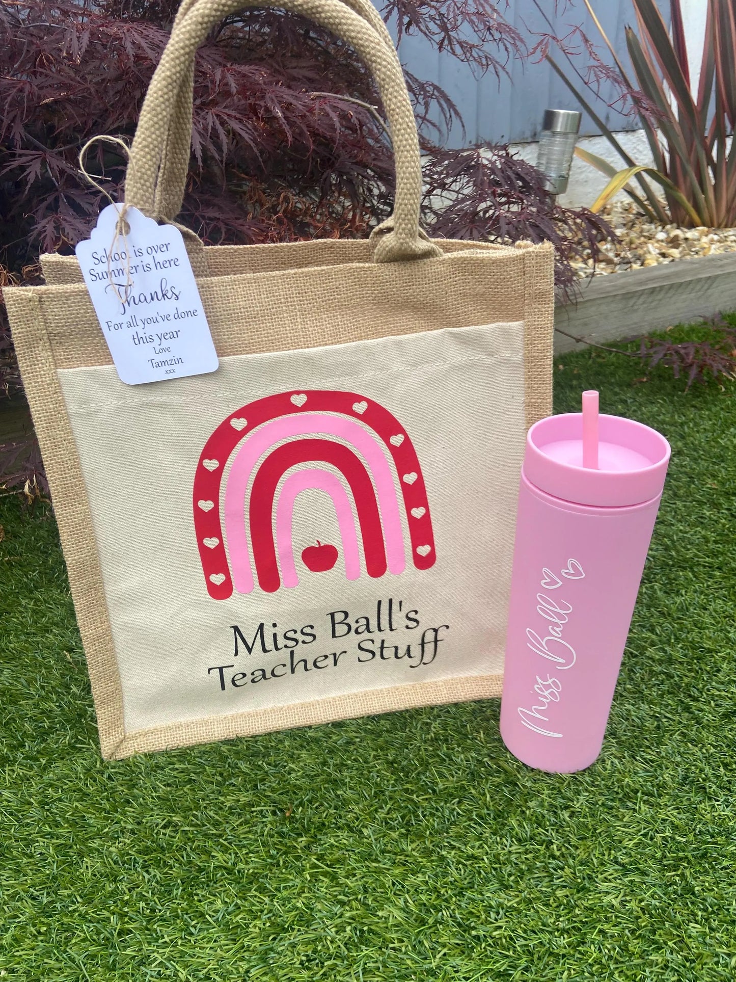 Personalised Teacher 16oz Tumbler | Teacher appreciation gift | End of year teacher gift