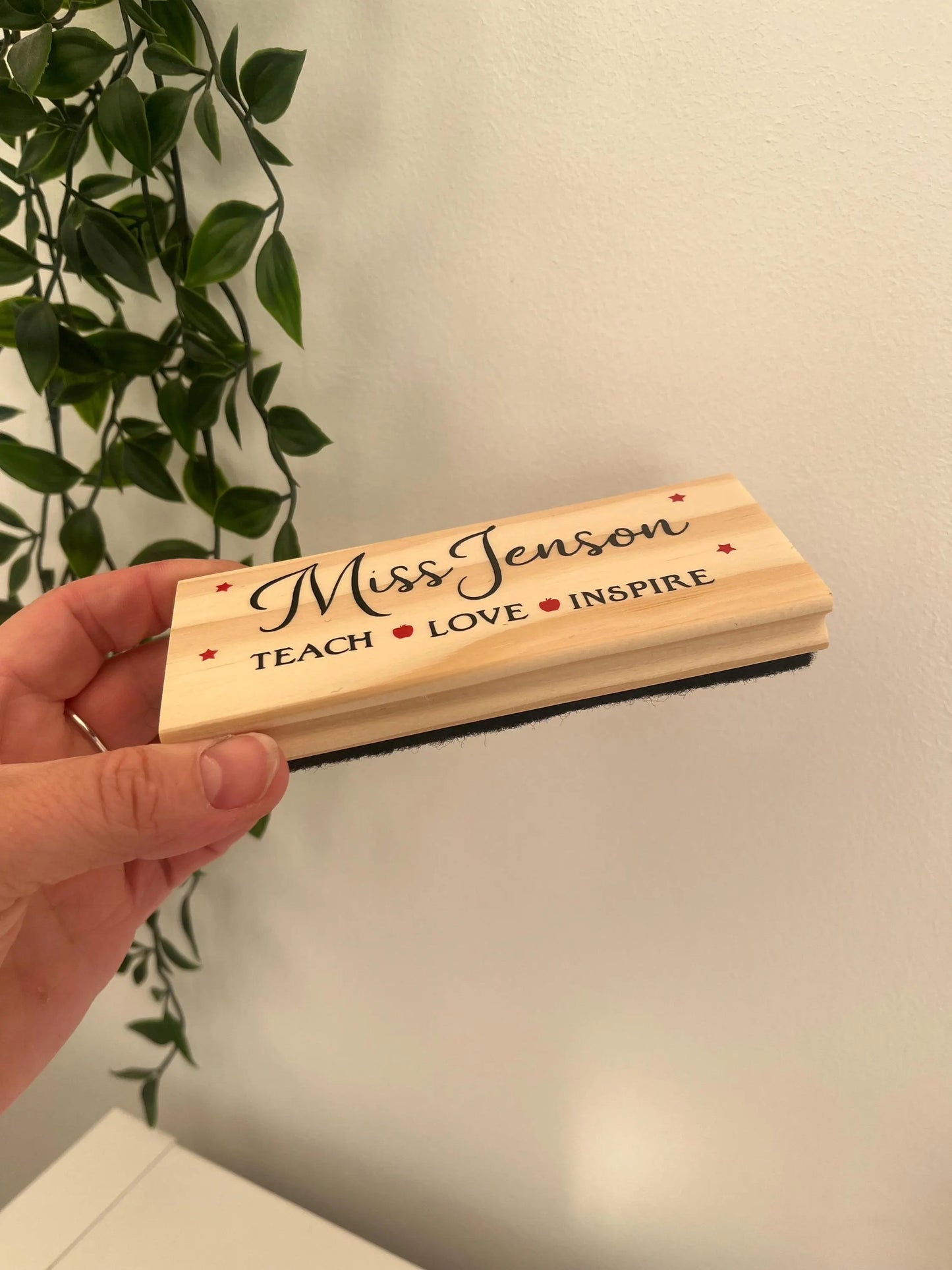 Personalised Teacher Whiteboard Eraser/Chalkboard Eraser, Gift Set, Thank You Gift, Chalkboard Eraser, Teacher Appreciation Gifts.