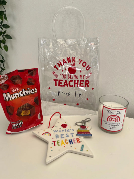 Teacher Appreciation Gift Set, Reusable Bag, End of term gift.
