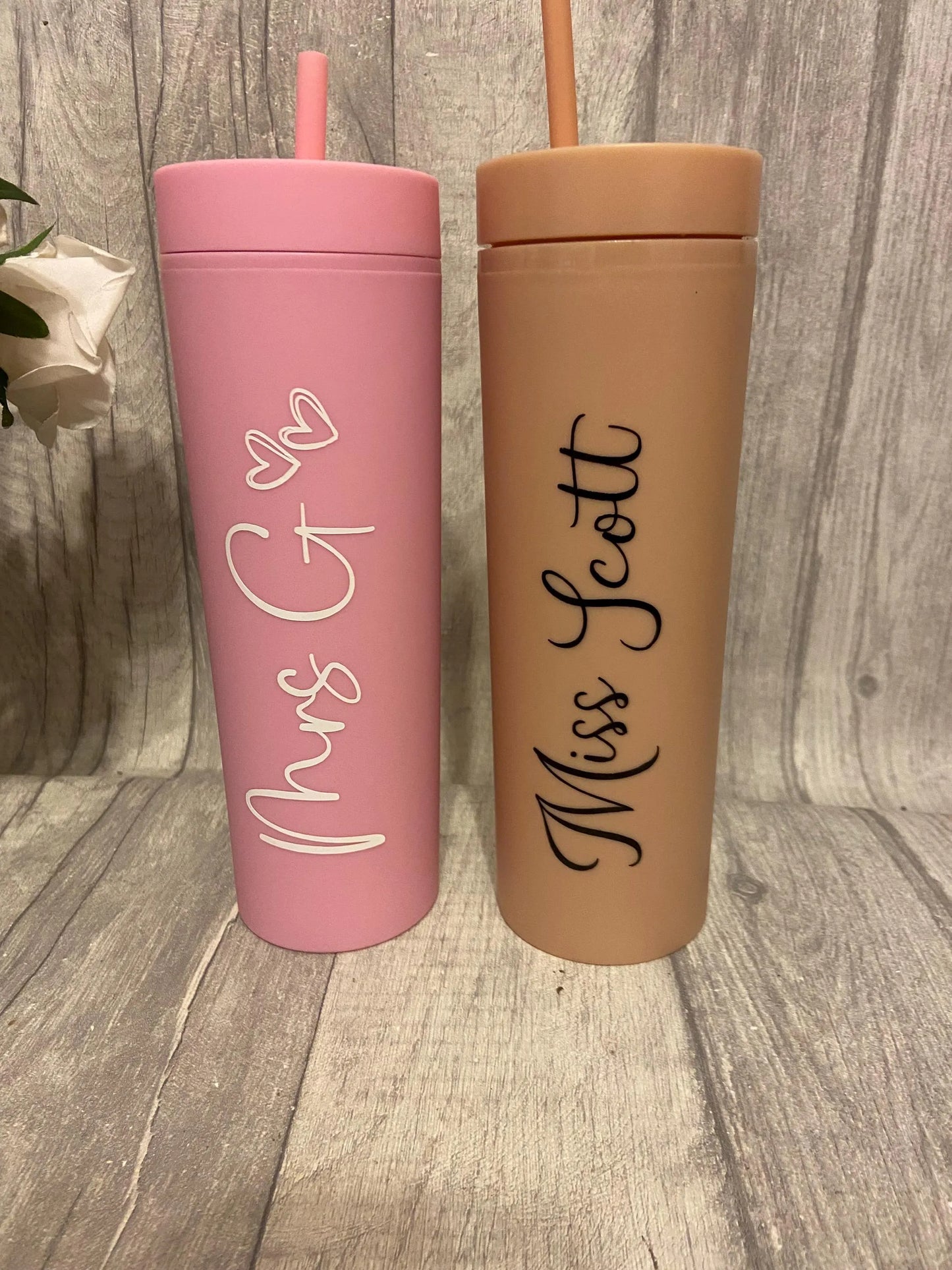 Personalised Teacher 16oz Tumbler | Teacher appreciation gift | End of year teacher gift