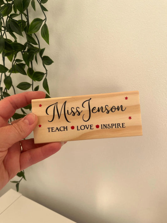 Personalised Teacher Whiteboard Eraser/Chalkboard Eraser,  Gift Set,  Thank You Gift, Chalkboard Eraser, Teacher Appreciation Gifts.