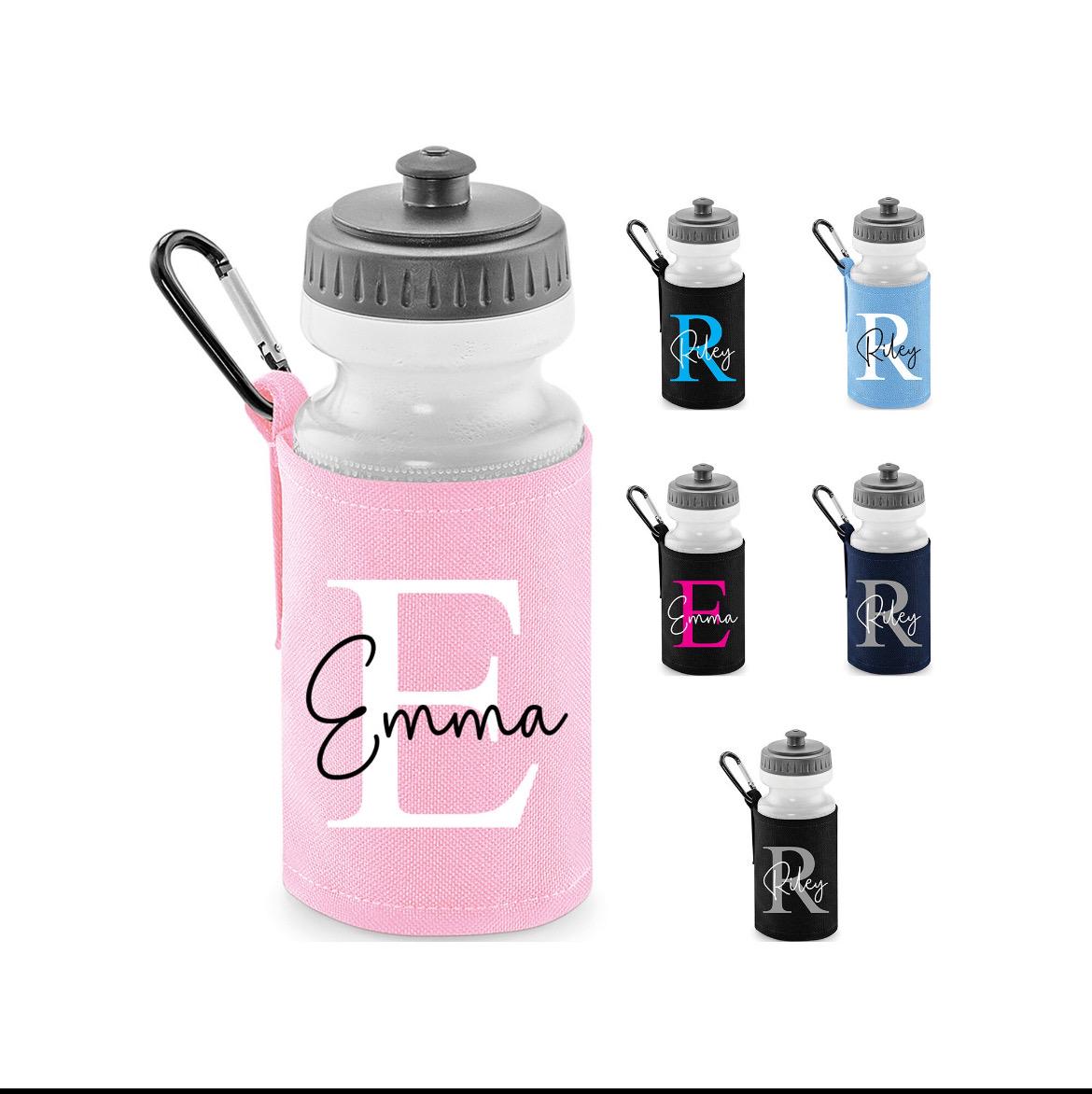 Personalised Water Bottle & Holder – 500ml B, Ideal for School, Sports and Travel