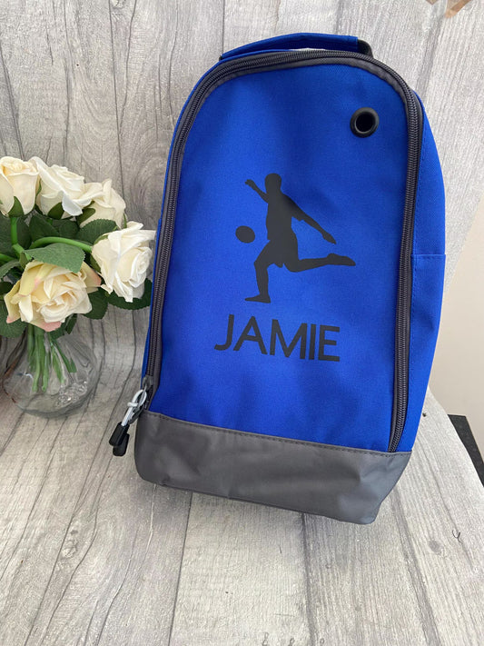 Personalised Boot Bag with Name & Design | Shoe Bag Custom Gift for Kids Him or Her |  Boot Gym Kit Sports Cricket, Dance Rugby, Tennis Bag