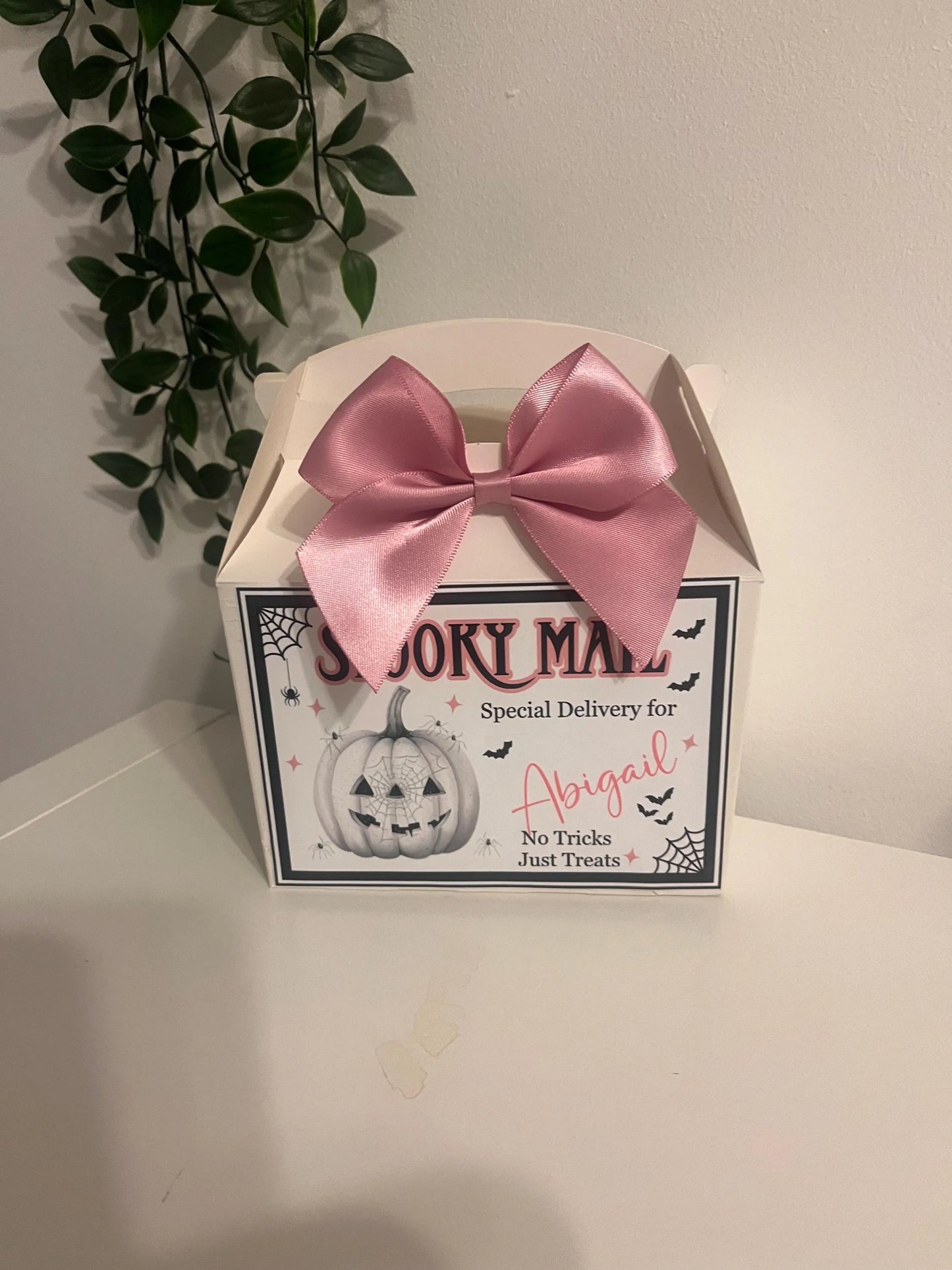 Personalised Treat Box, Snack box, Halloween Snack Box, Spooky Mail