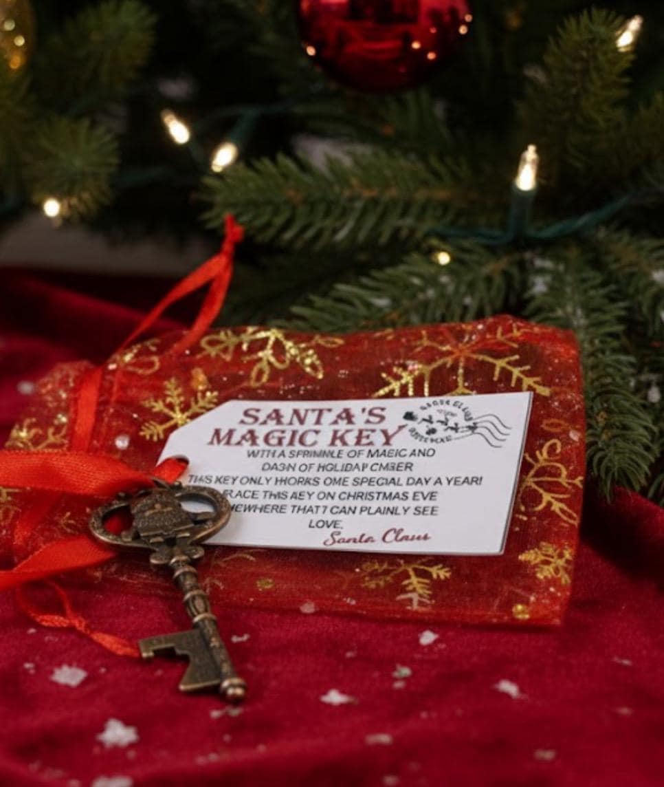 Santa's Magic Key, Christmas Eve box filler, Father Christmas Key, Christmas Eve box: