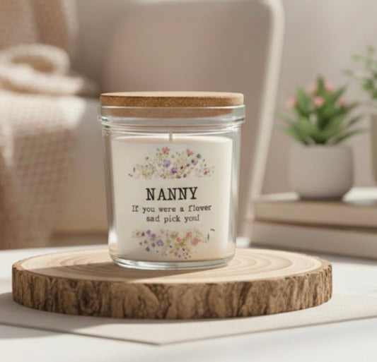 Personalised candle ,  name candle, Mother’s Day Gift, Gift for her, Gift for Mom, Gift for Nan, Personalised Vase (Copy)