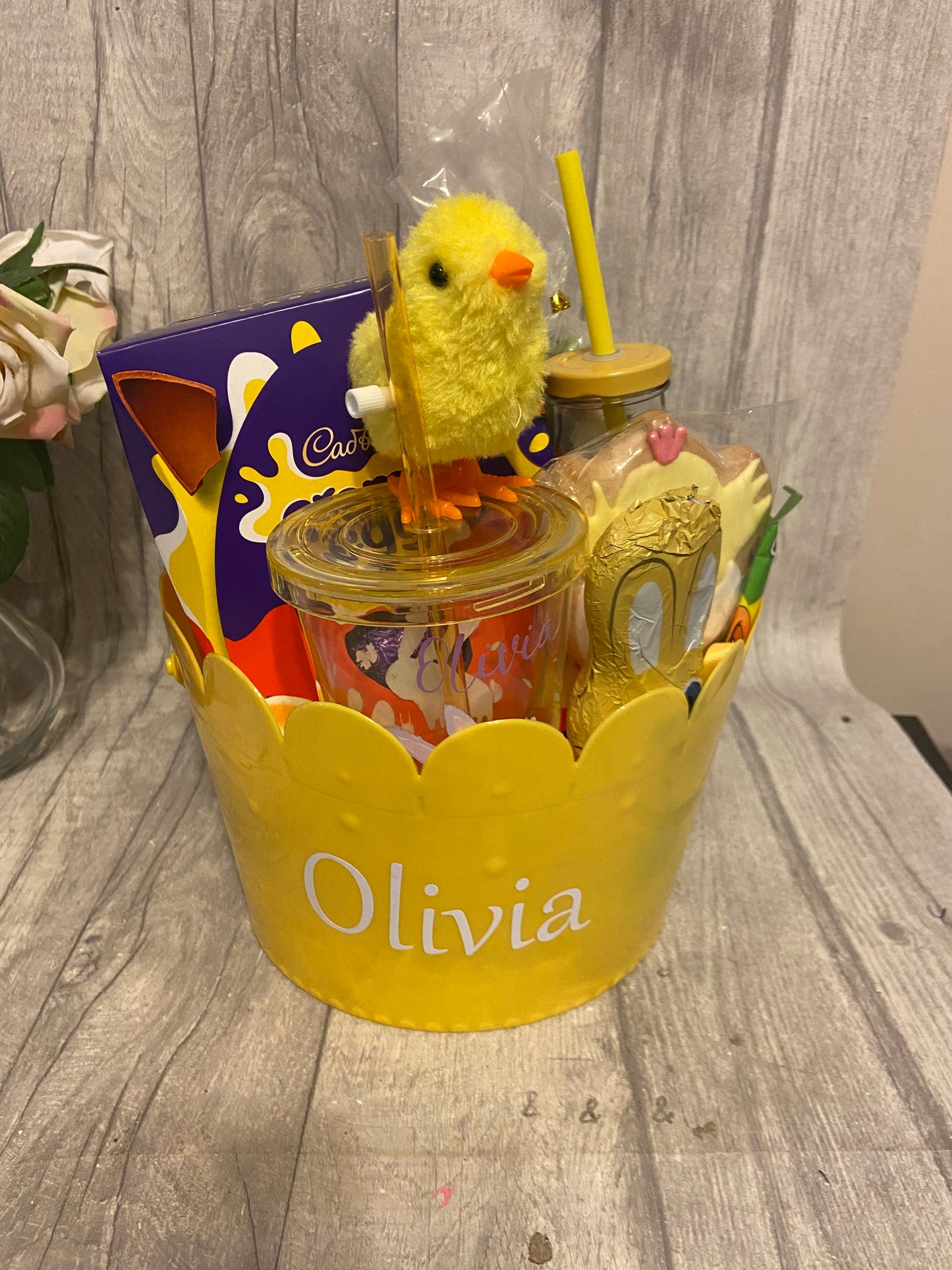 Personalised Easter Basket , Easter gift.