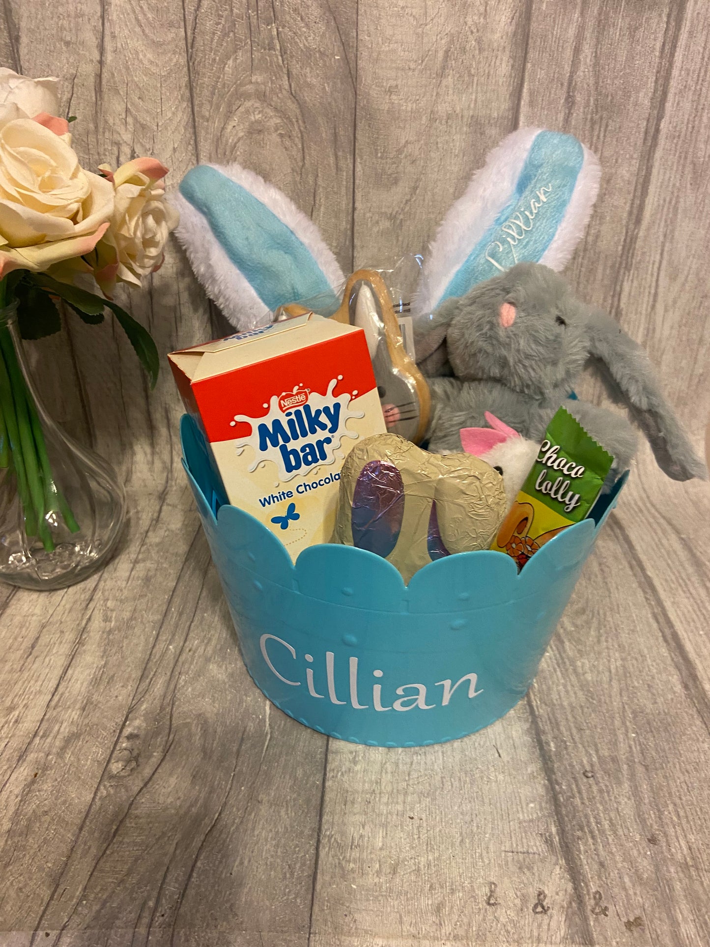 Personalised Easter Basket , Easter gift.
