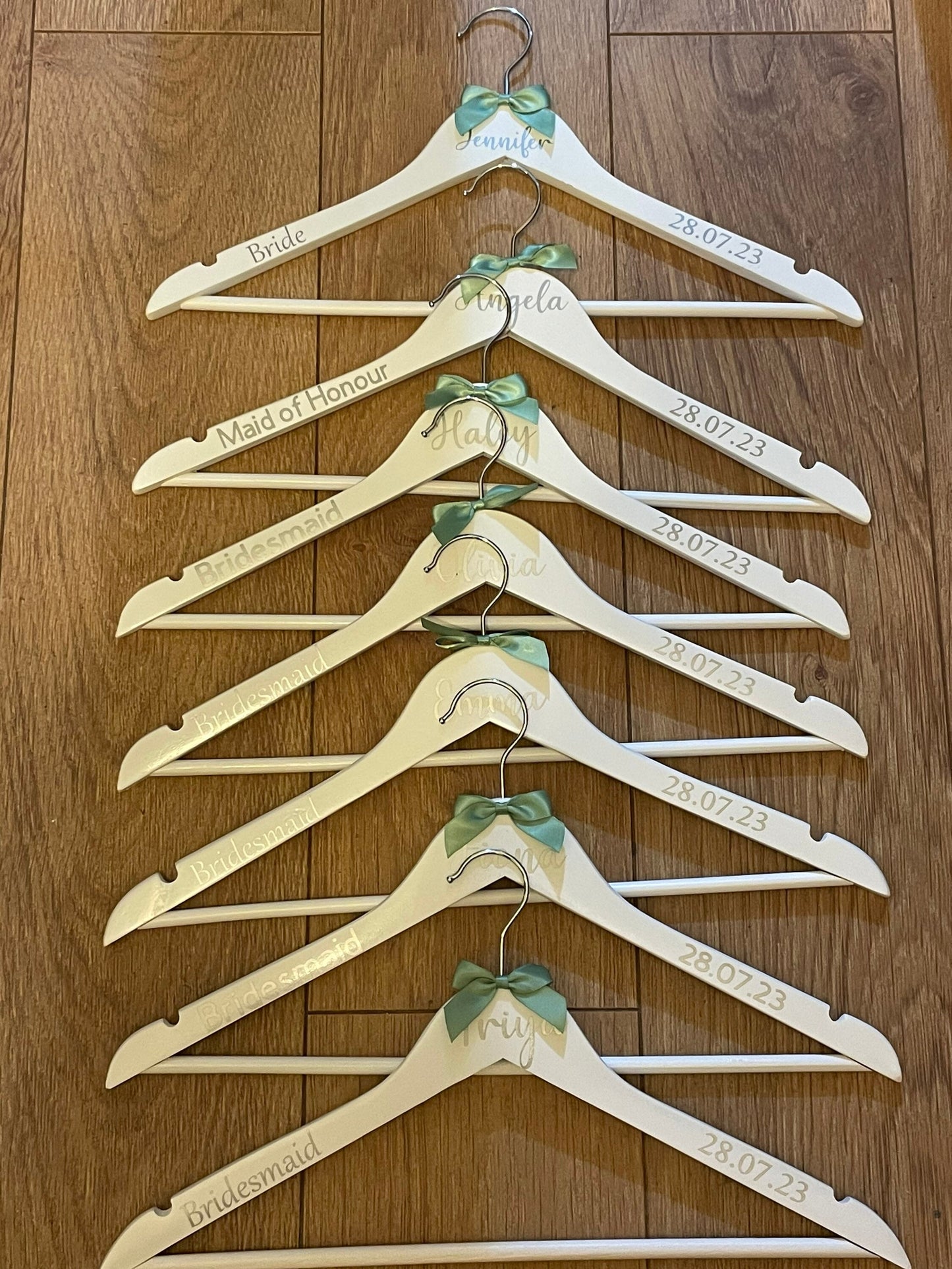 Personalised wedding hanger, bridal party hangers, bridge clothes hanger