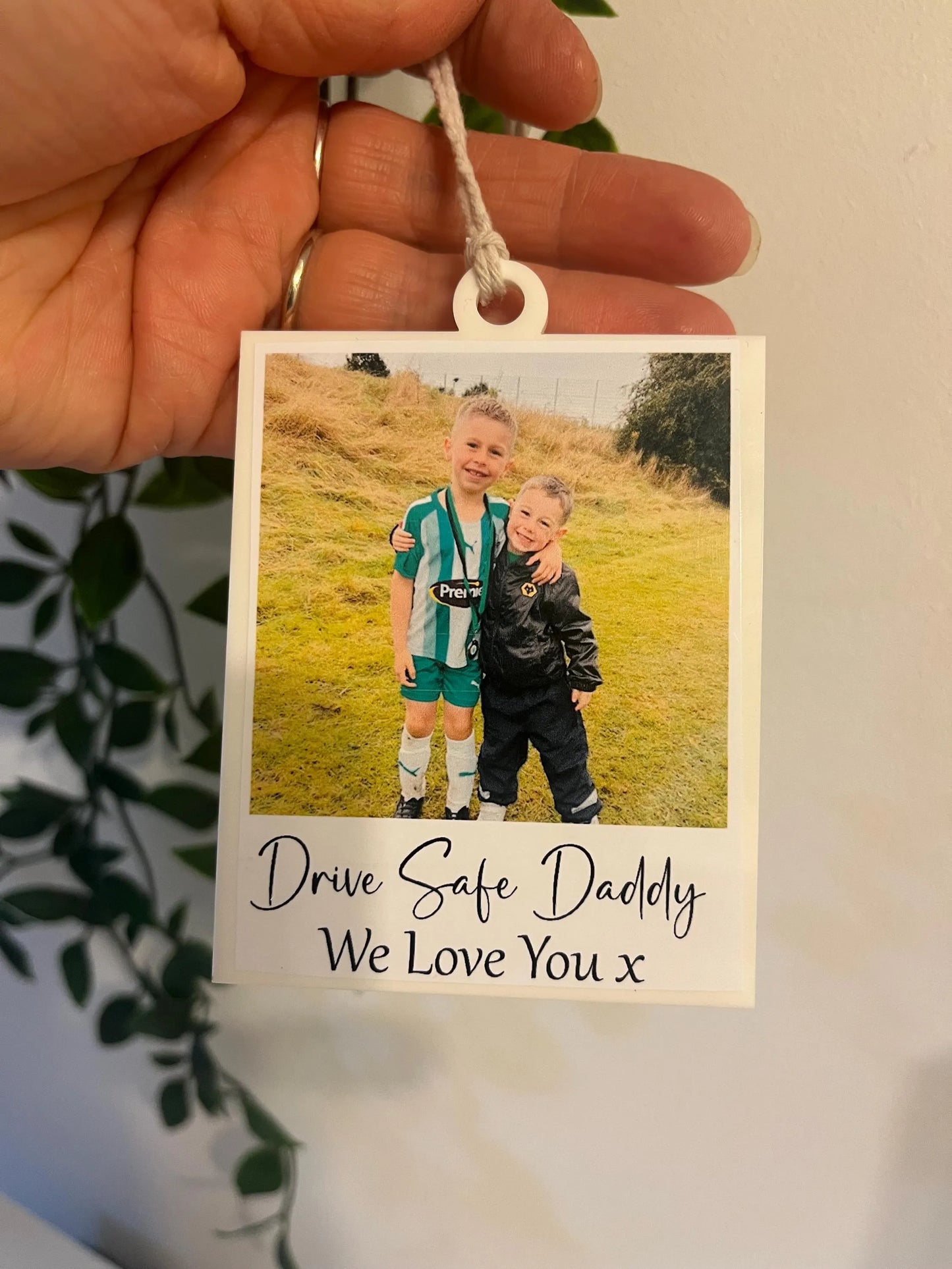 Personalised Photo Car Ornament, Hanging Car Polaroid,  Driving Test Pass Gift Idea, First Car Charm, Gift,Mother’s day, Father’s Day