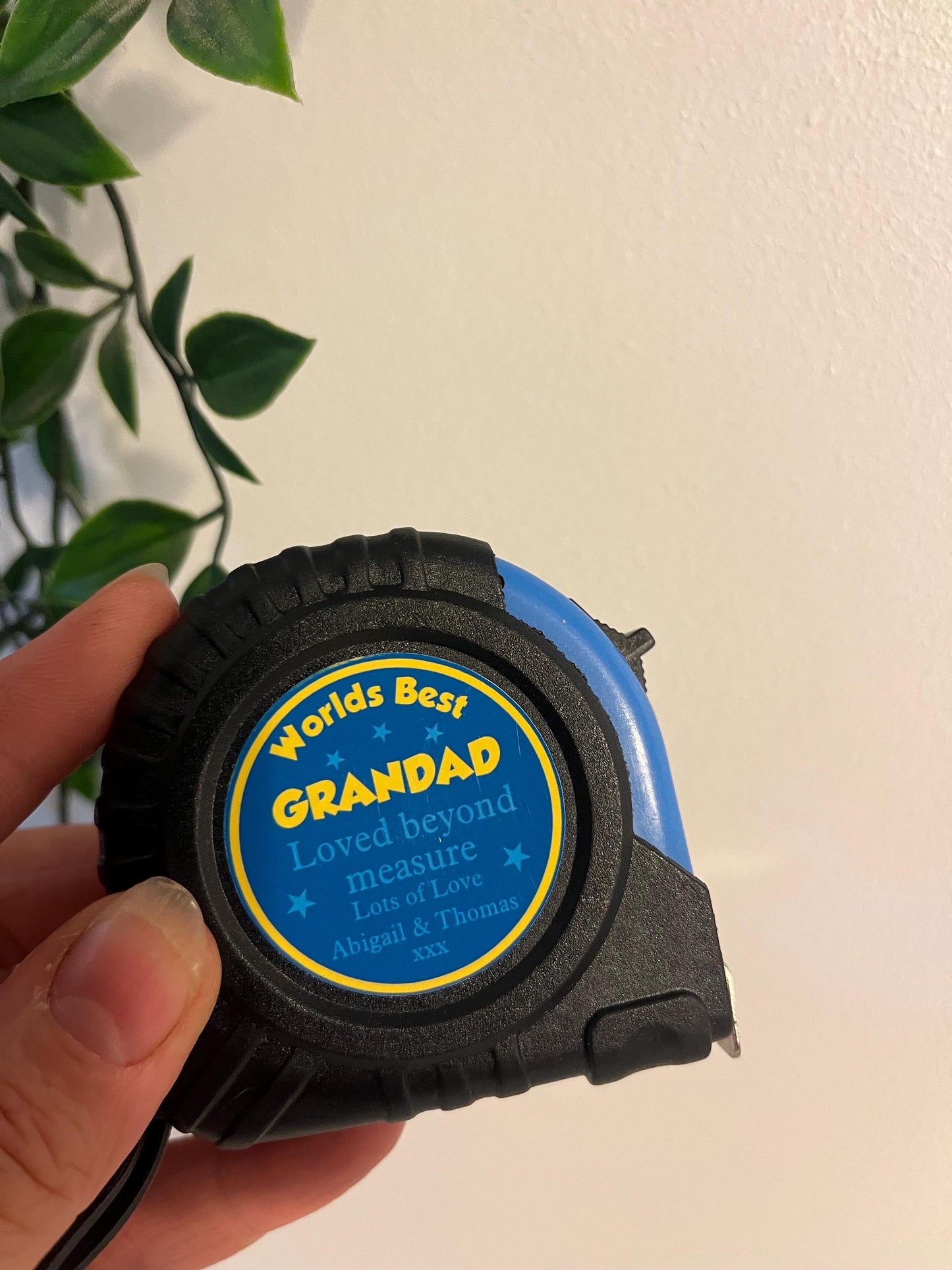 Personalised tape measure, Fathers Day Gift, Gift for dad, gift for grandad