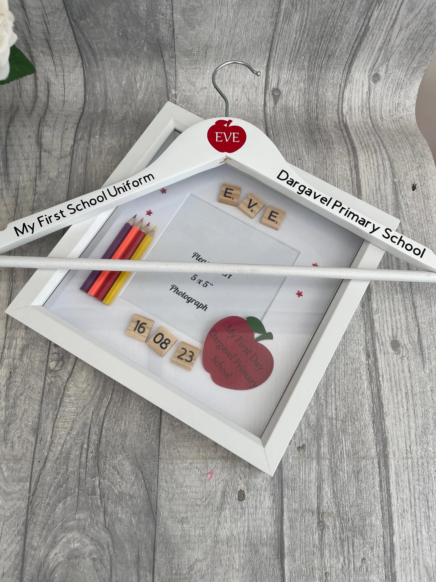 First Day At Nursery Scrabble Box Frame, First Day At School Frame, My First Day Scrabble Frame