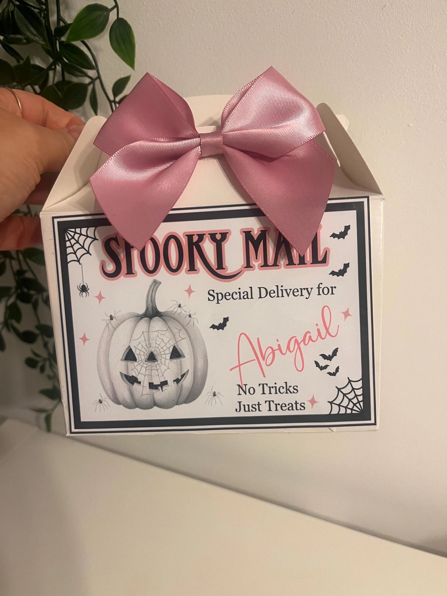 Personalised Treat Box, Snack box, Halloween Snack Box, Spooky Mail