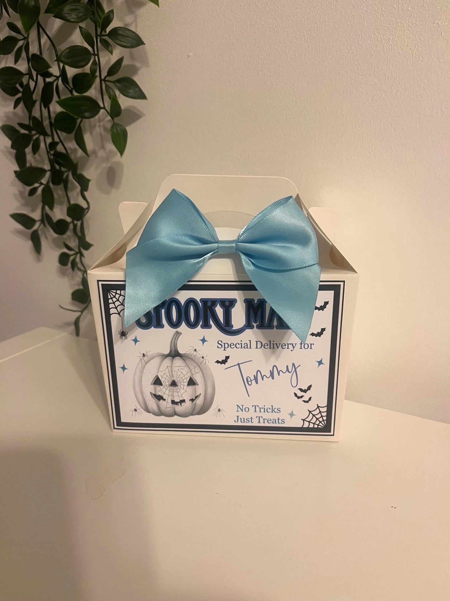 Personalised Treat Box, Snack box, Halloween Snack Box, Spooky Mail