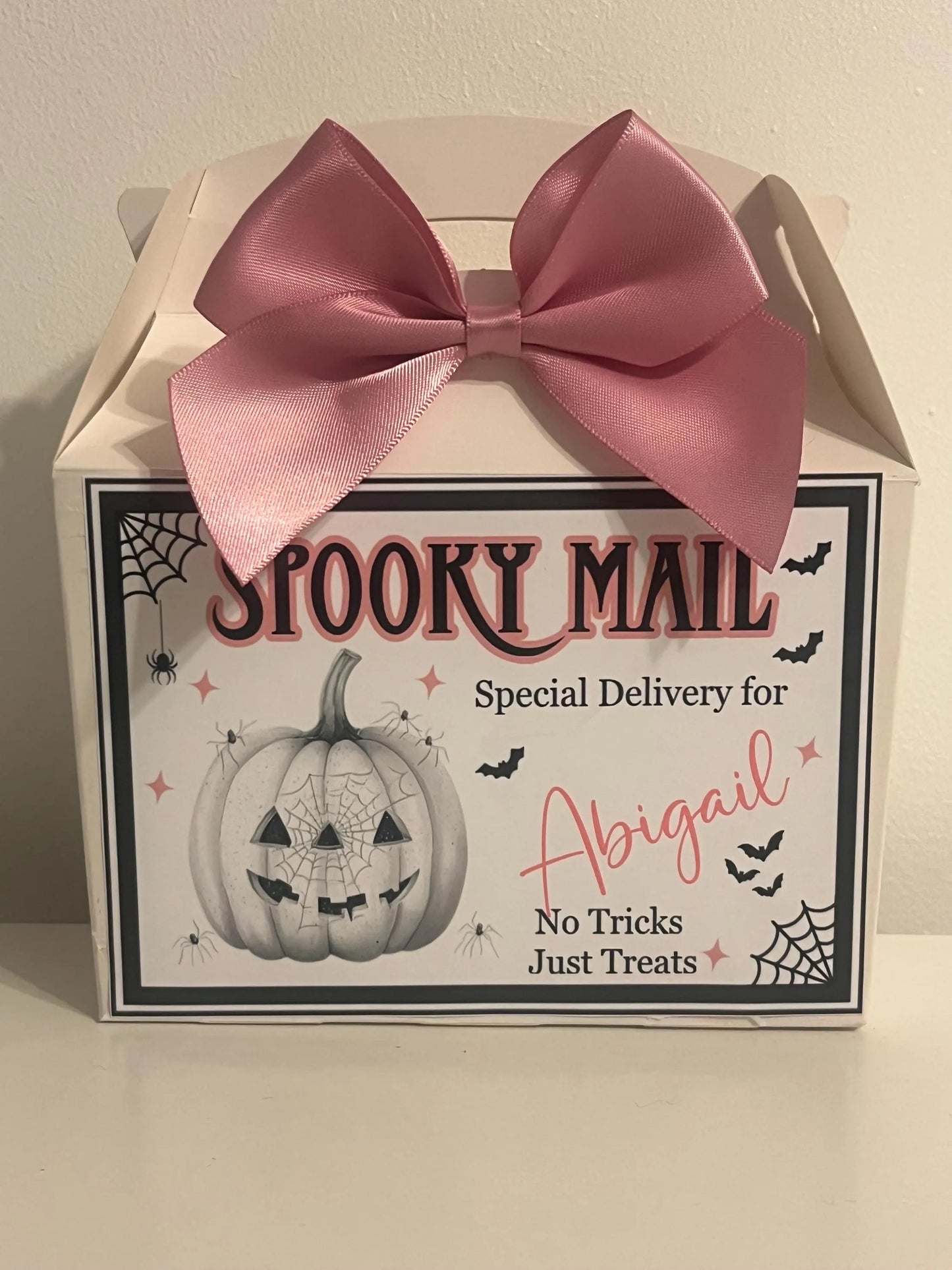 Personalised Treat Box, Snack box, Halloween Snack Box, Spooky Mail