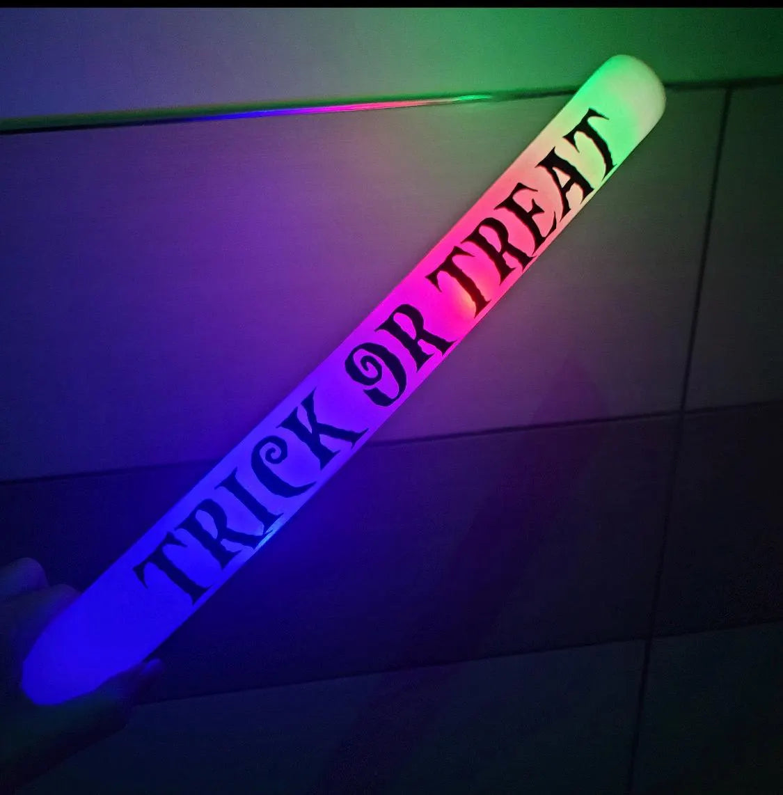 Personalised Halloween Glow Sticks, Trick or treat , Glow sticks