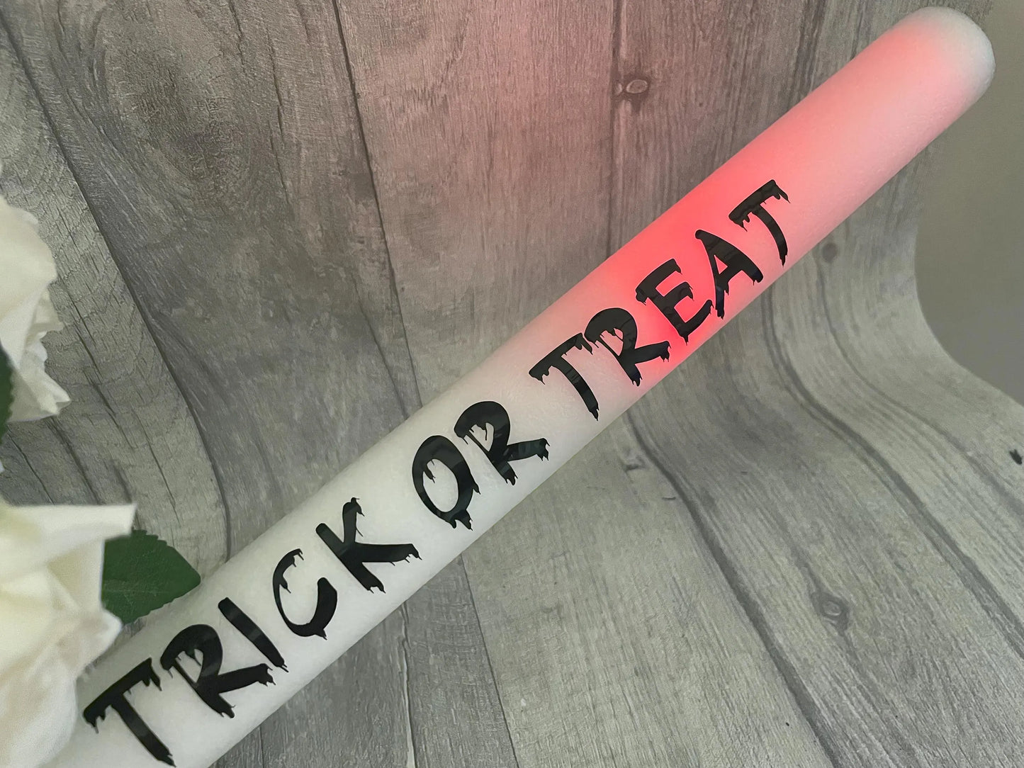Personalised Halloween Glow Sticks, Trick or treat , Glow sticks