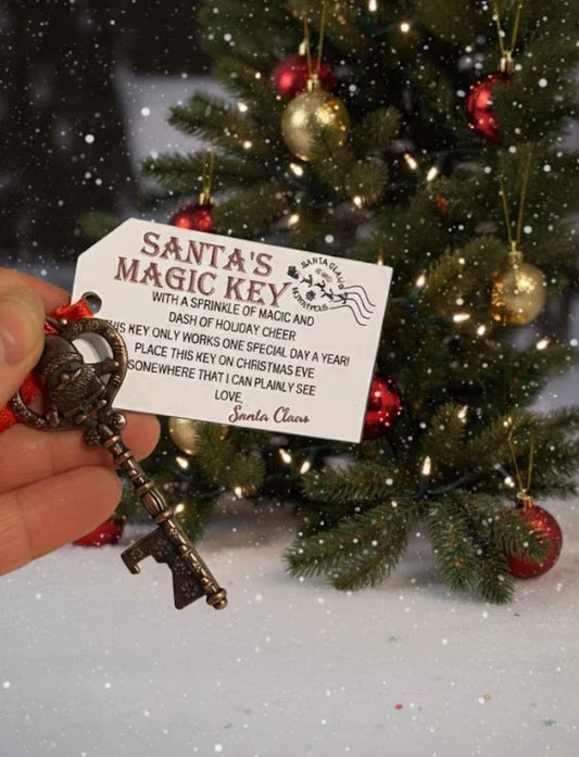 Santa's Magic Key, Christmas Eve box filler, Father Christmas Key, Christmas Eve box: