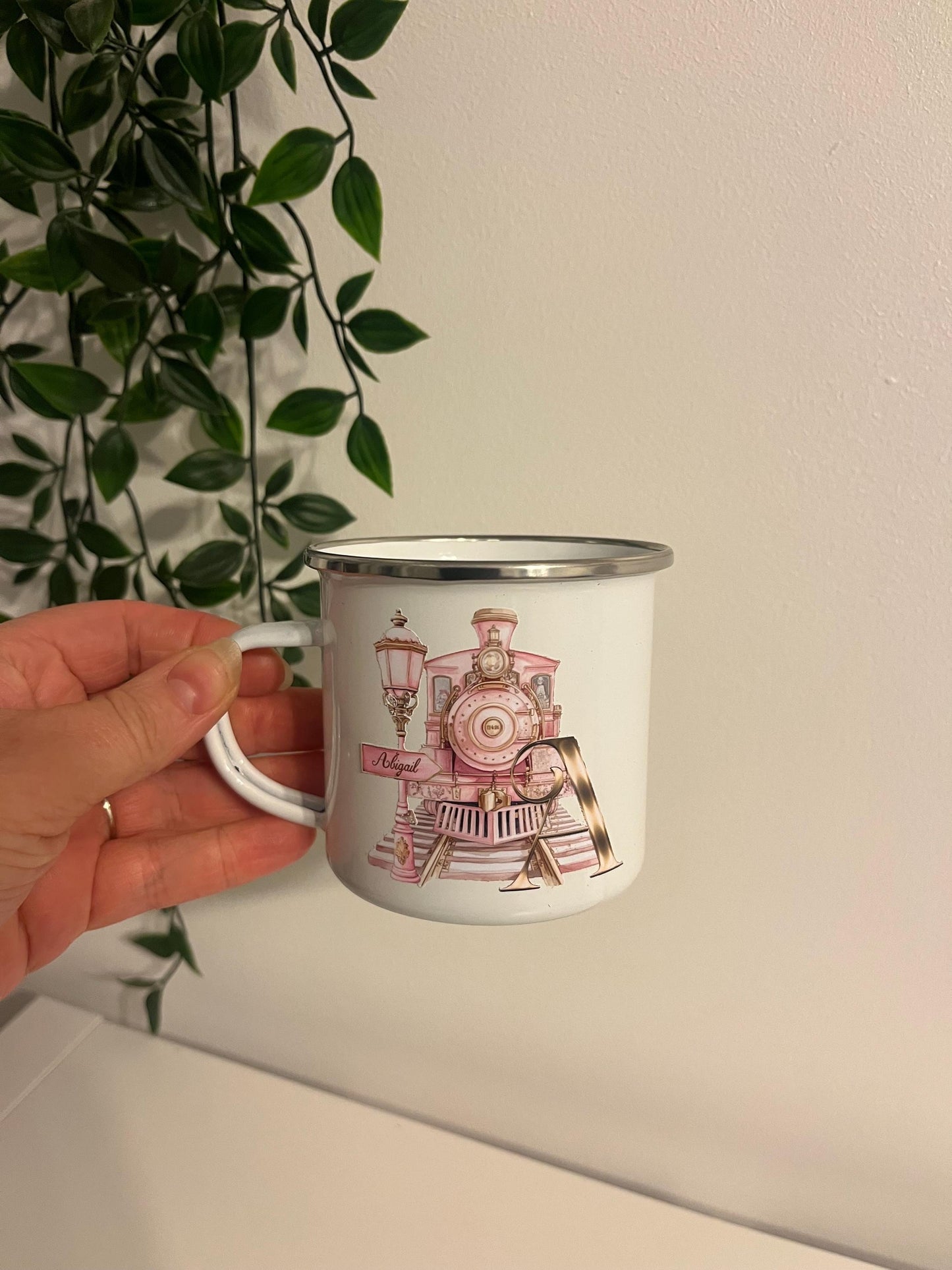 Personalised Christmas mug, Christmas Eve box filler, enemal mug, kids mug