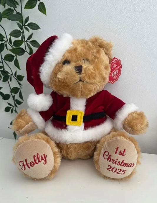 Christmas Teddy, Lapland Teddy, Personslised Teddy , 1st Christmas , Soft Toy,Christmas Gift, Stocking filler