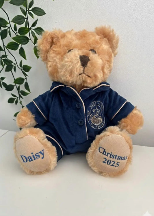 Polar Express Teddy, Personslised Teddy , 1st Christmas , Soft Toy,Christmas Giff