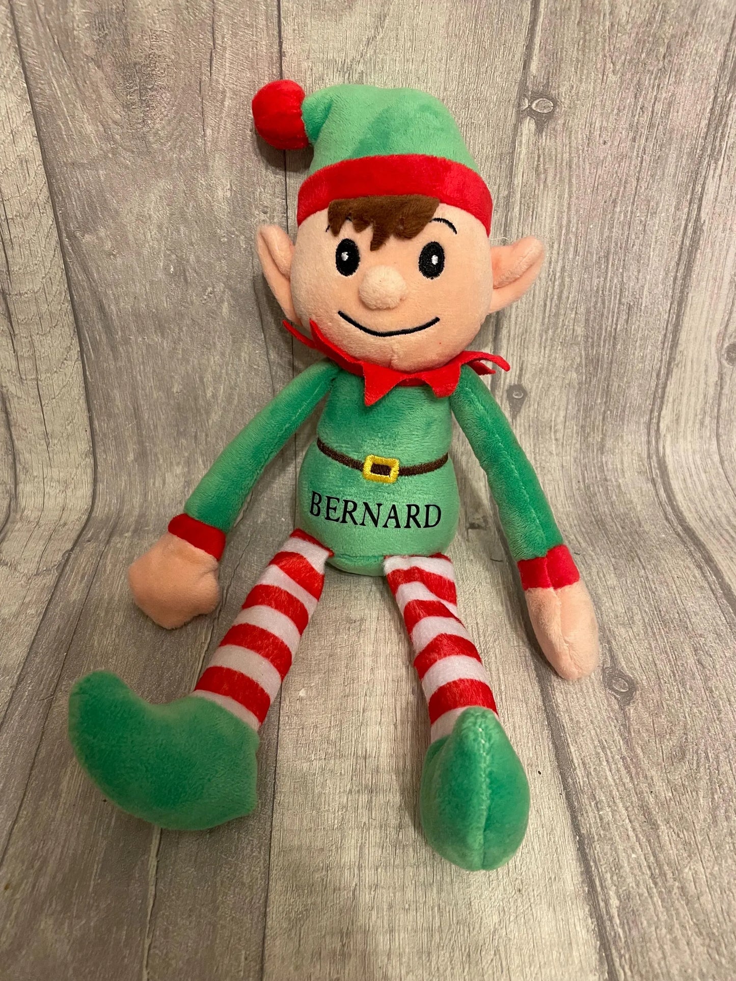 Elf teddy, Personalised Teddy , 1st Christmas , Soft Toy, Christmas Gift,