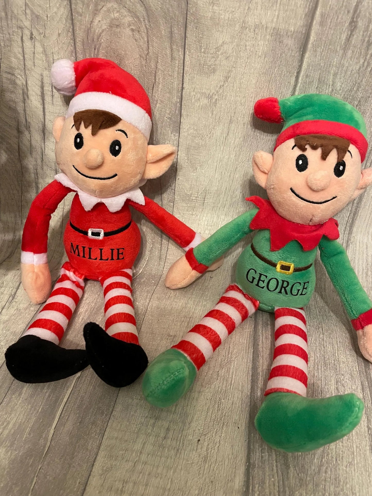 Elf teddy, Personalised Teddy , 1st Christmas , Soft Toy, Christmas Gift,