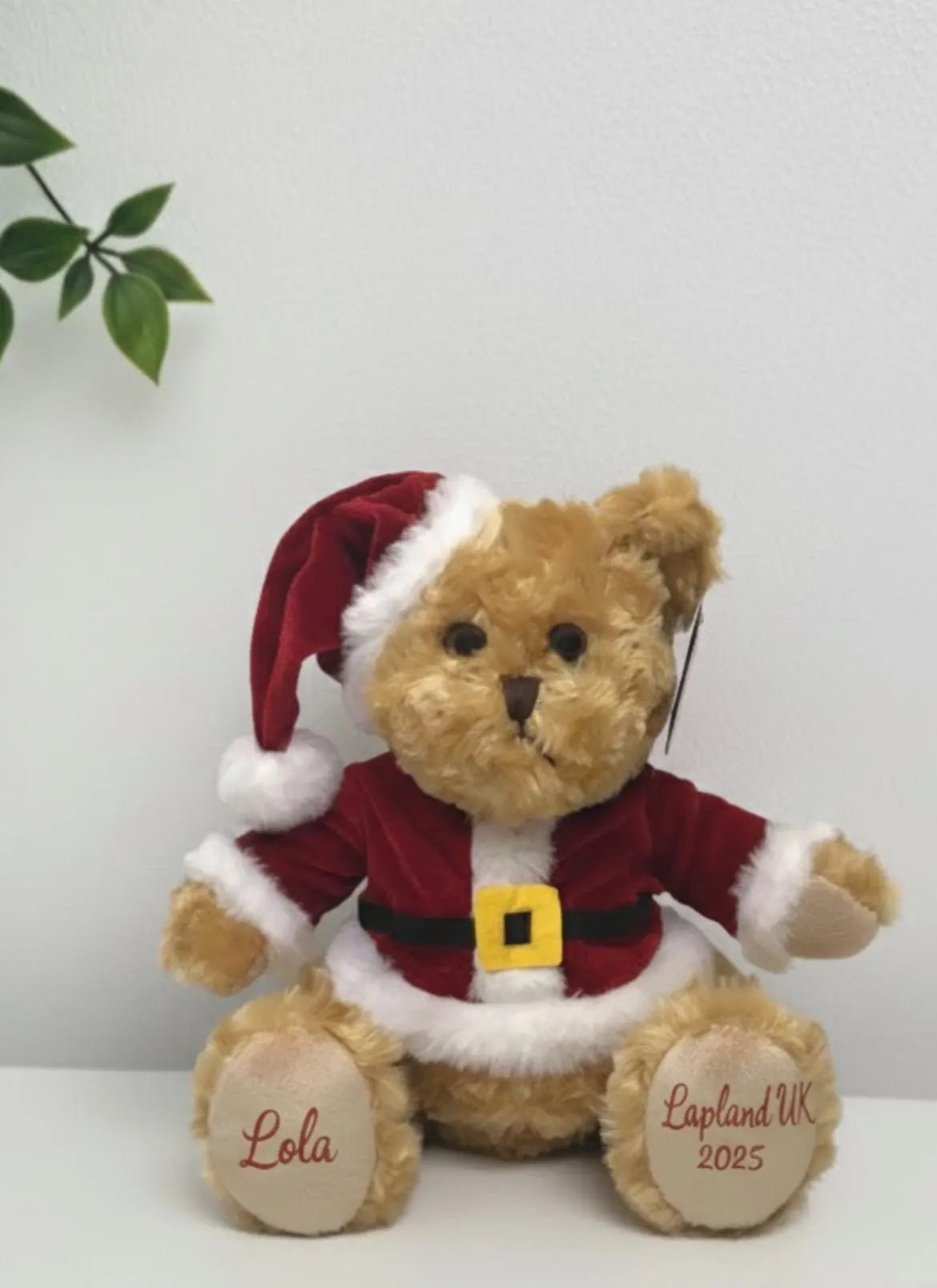 Christmas Teddy, Lapland Teddy, Personslised Teddy , 1st Christmas , Soft Toy,Christmas Gift, Stocking filler